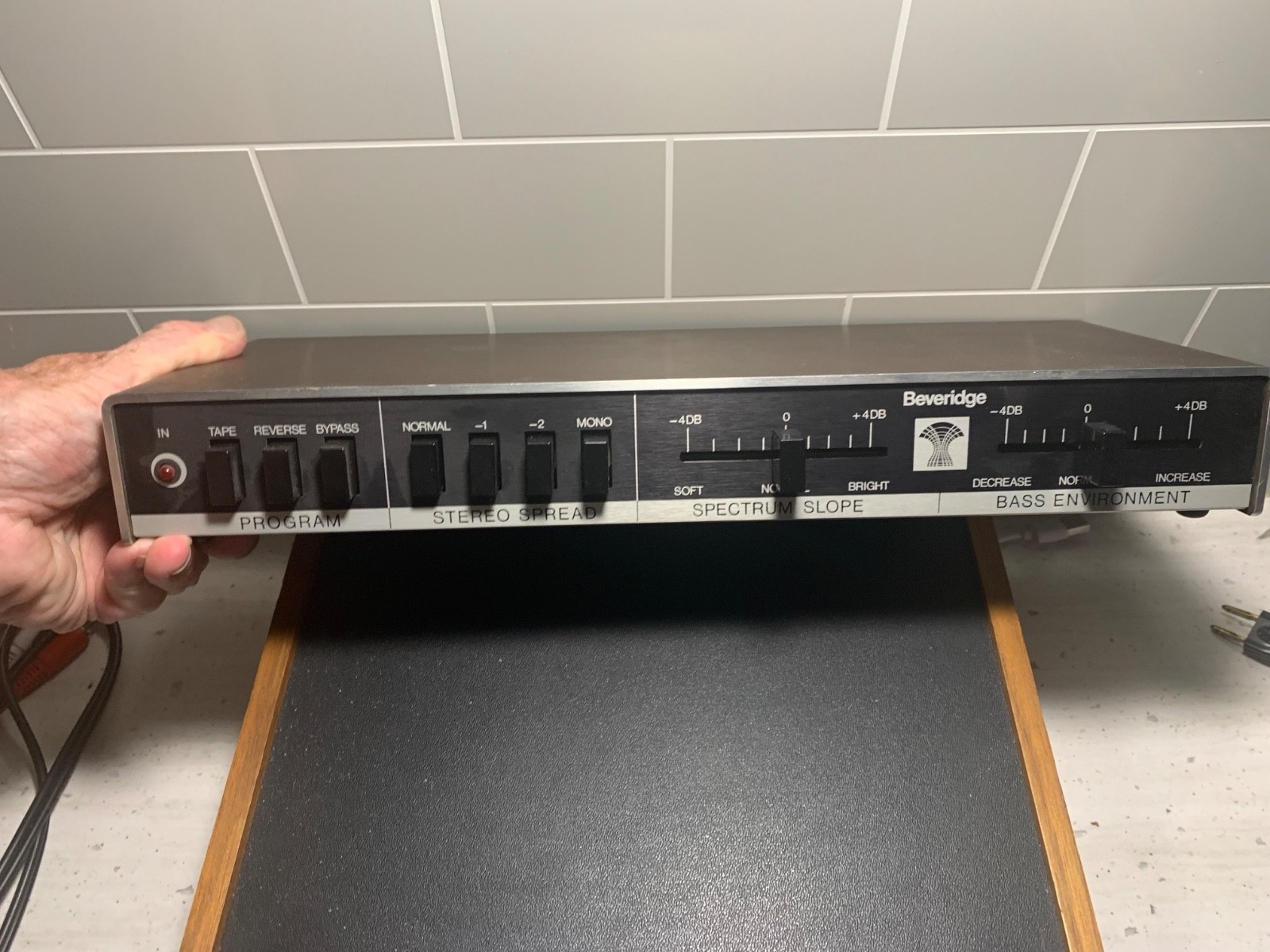 Vintage Harold Beveridge CM-1 Control Module Preamp Crossover Powers On RARE