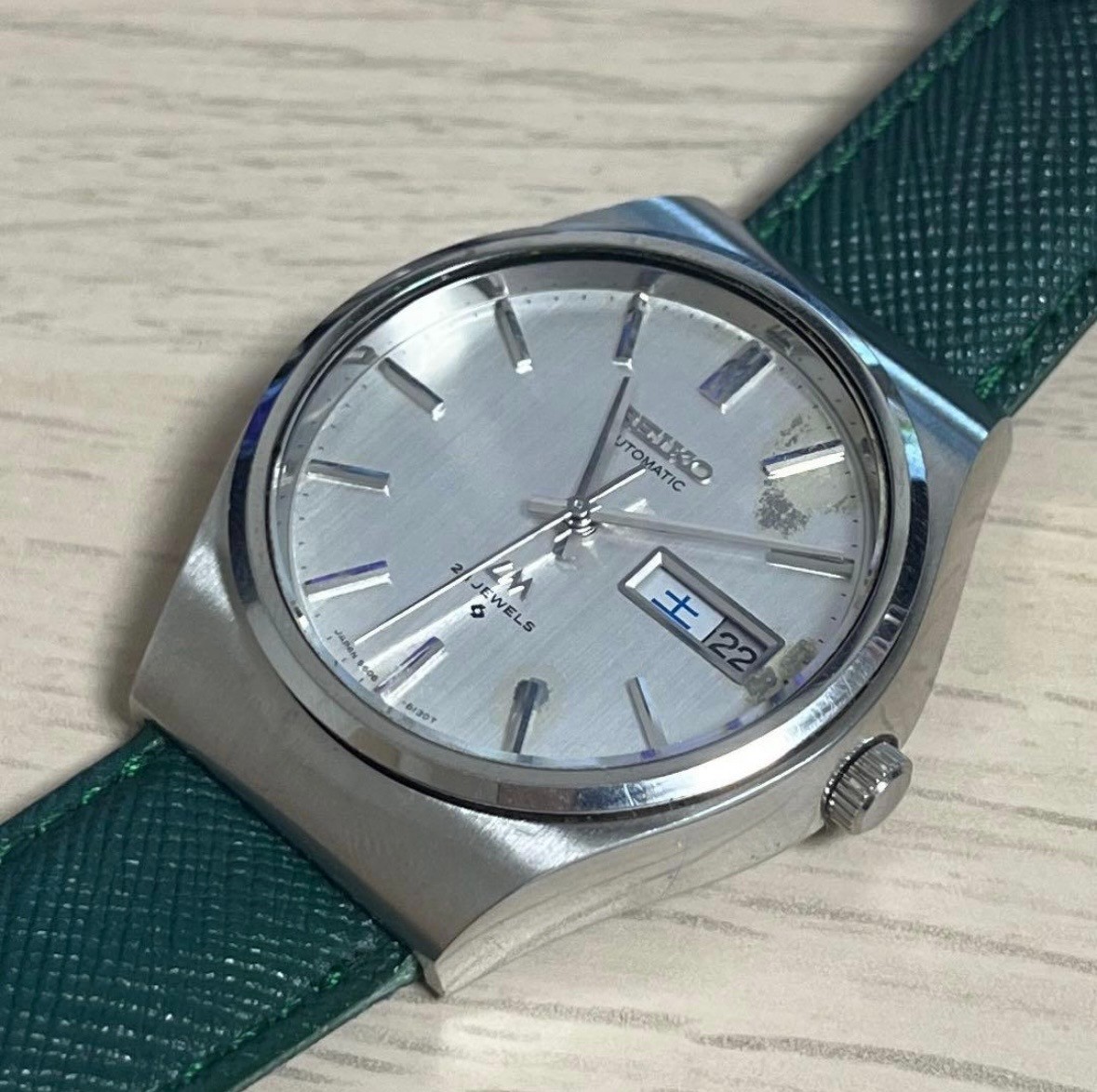 Vintage Seiko Lord Matic LM 5606-8090 Automatic Day Date Men\'s Watch Running