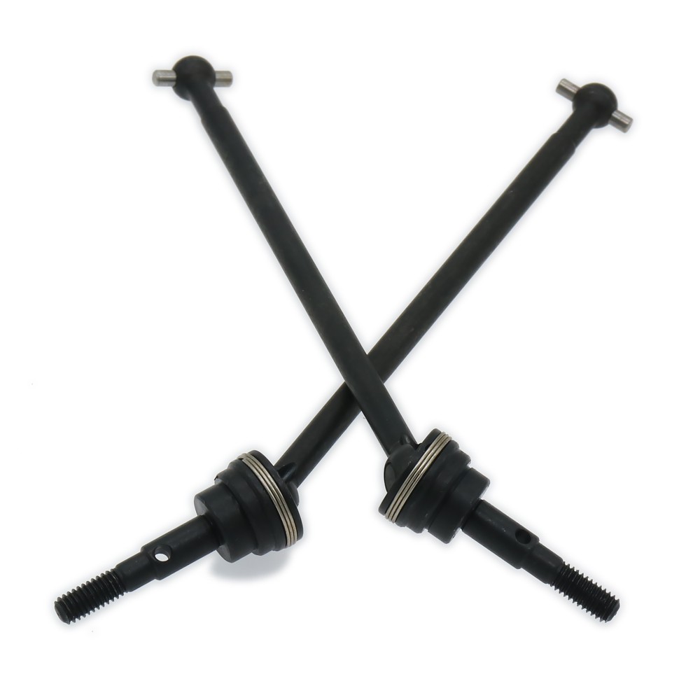 RCAWD 2PCS Universal Dogbone Drive Shaft For 1/10 RC Hobby Model Car Axial Yeti