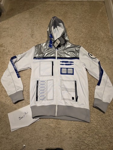 Marc Ecko Star Wars R2-D2 Zip Up Hoodie Jacket Size Medium