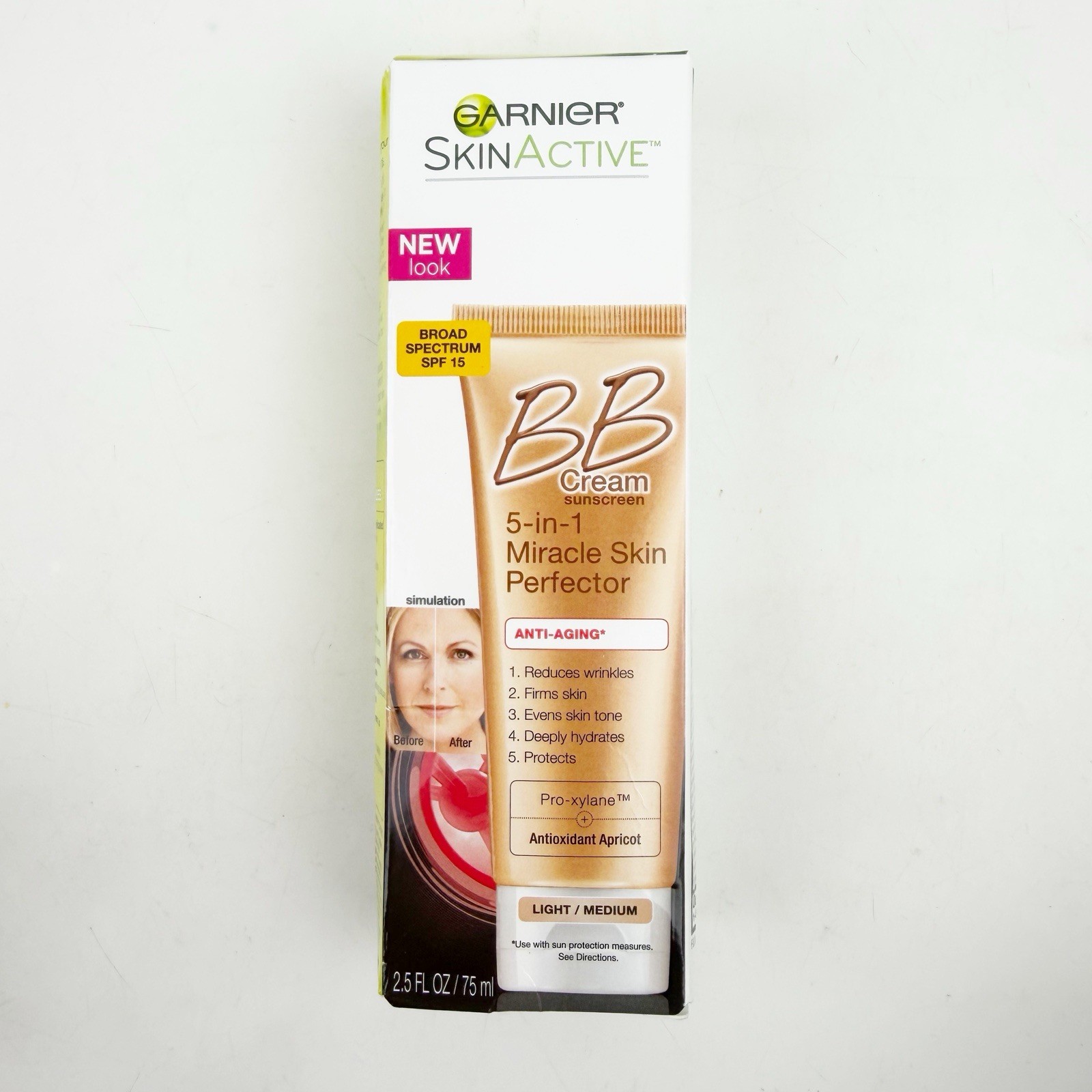 Garnier BB Cream 5 in 1 Miracle Skin Perfector Normal Dry Light Medium Box Wear Garnier BB Cream 5 in 1 Miracle Skin Perfector Normal Dry Light Medium Box Wear