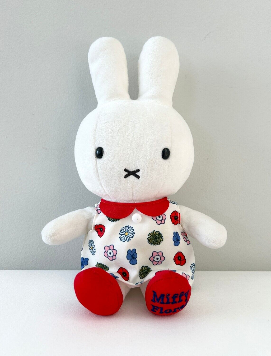 MIFFY FLORAL Plush Sekiguchi White Bunny Rabbit Stuffed Easter Toy Dick Bruna MIFFY FLORAL Plush Sekiguchi White Bunny Rabbit Stuffed Easter Toy Dick Bruna