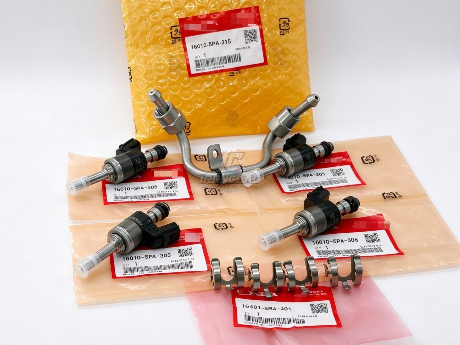 For Honda Injector Kit Fuel 1.5L (VIN REQ) 06160-5PA-305 16012-5PA-315 FAST SHIP