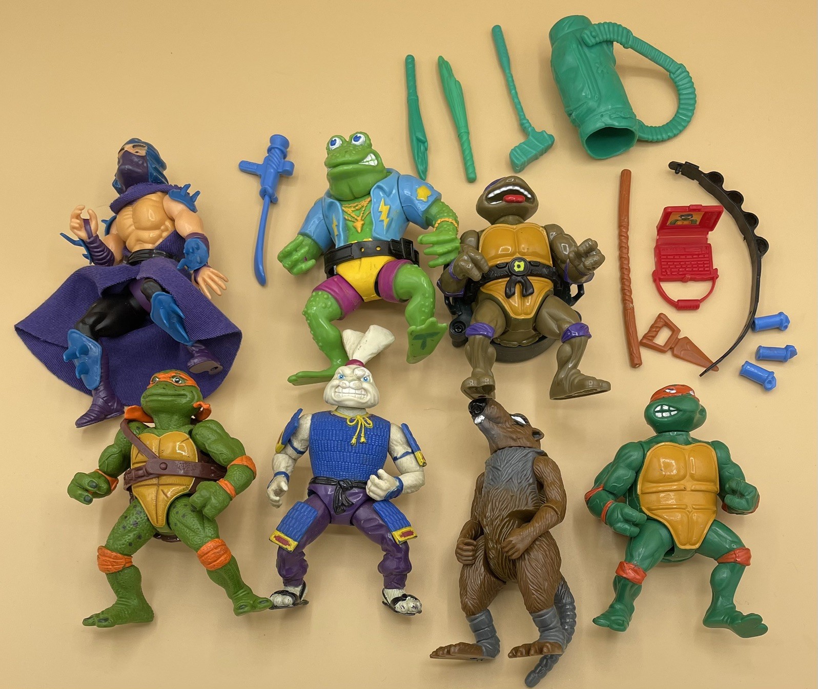 Playmates TMNT Vintage 1988 & 1998 Mixed Lot Figures & parts Movie Star “92 Playmates TMNT Vintage 1988 & 1998 Mixed Lot Figures & parts Movie Star “92