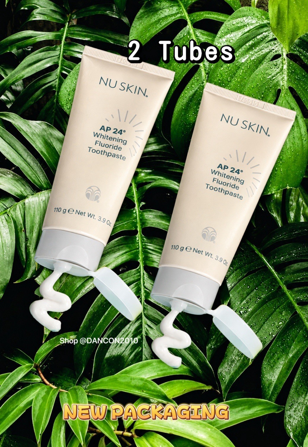 2xNuskin Nu Skin AUTHENTIC AP24 Whitening Fluoride Toothpaste FULLSIZE Exp 2028 2xNuskin Nu Skin AUTHENTIC AP24 Whitening Fluoride Toothpaste FULLSIZE Exp 2028