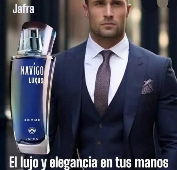 NAVIGO LUXUS HOMME (WOODY AROMA) EAU DE TOILETTE 3.3 FL.OZ BY JAFRA NEW-SEALED