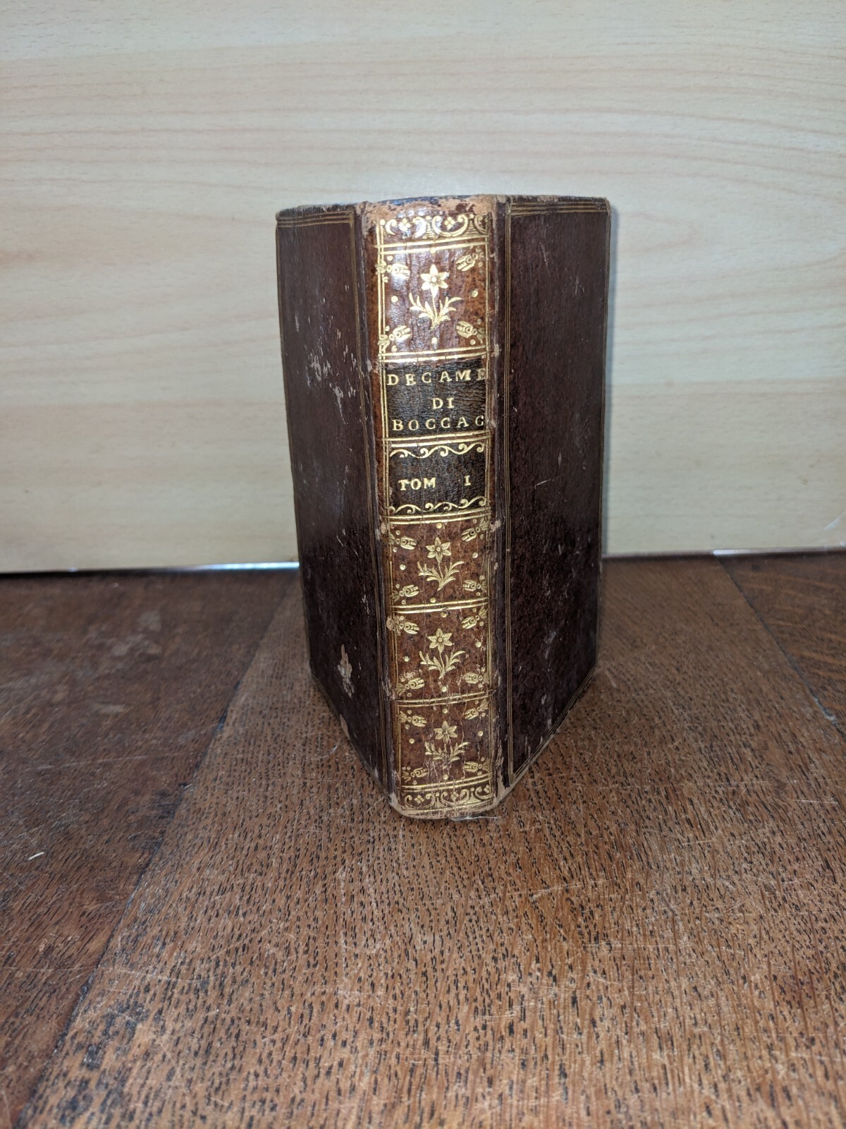 antique book-Il Decamerone di Giovanni Boccaccio Volume 1 - 1774