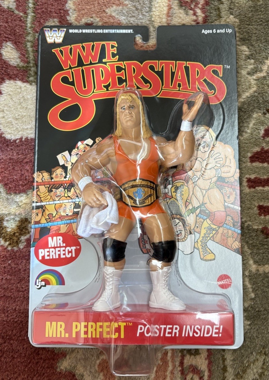 Mr. Perfect Mattel LJN WWE Superstars Black Card Chase Edition IN HAND