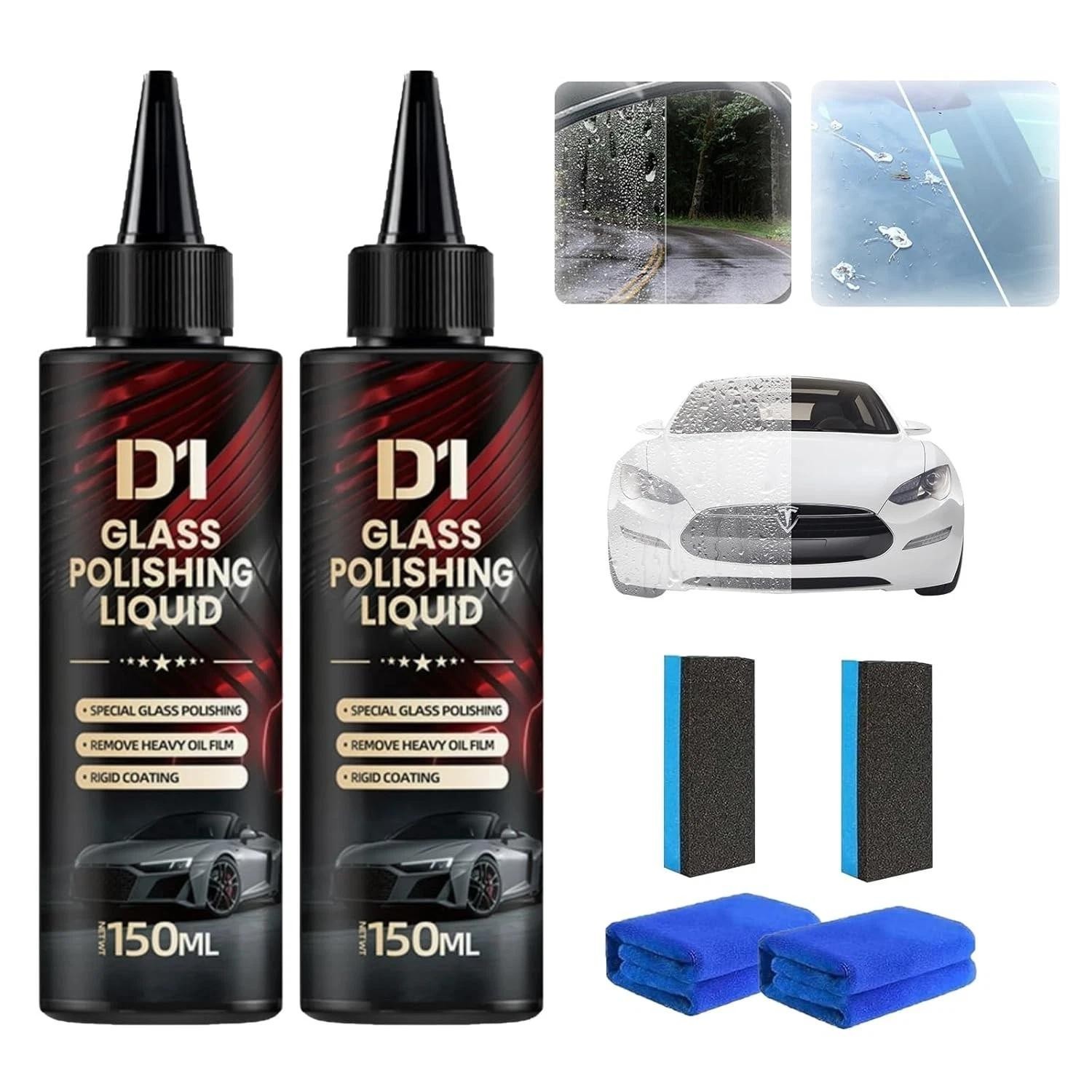 2pcs Bianca Glass Polishing Liquid D1,bomini Car Glass Polishing Compound Windsh