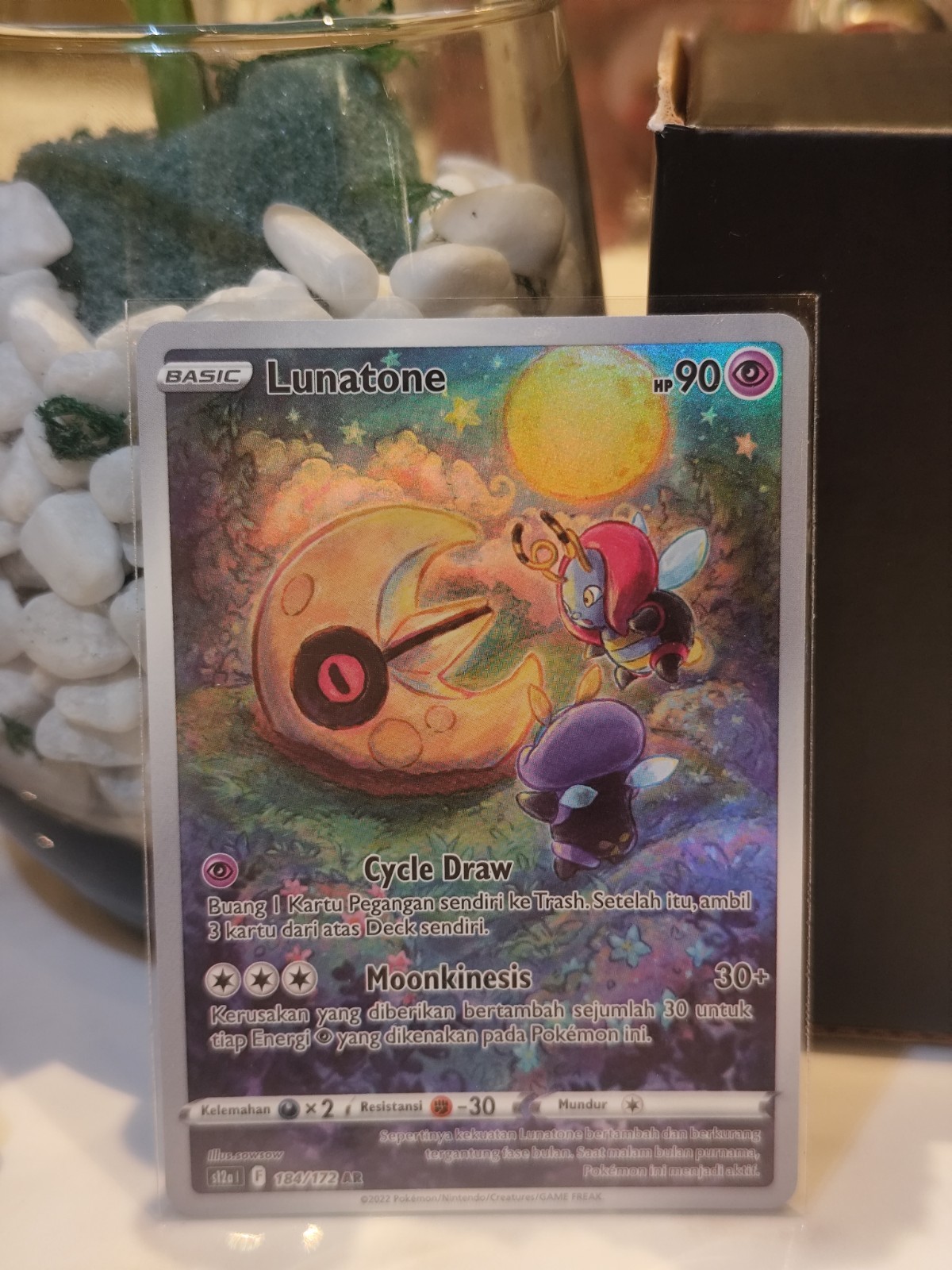 Lunatone S12a 184/172 ARPokemon Card Indonesia