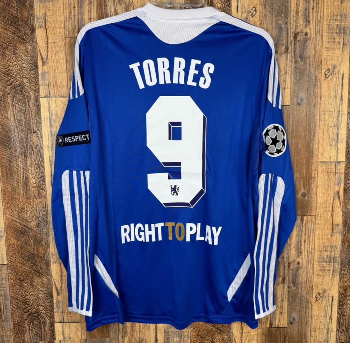 FC Chelsea 2011-12 Home Long Sleeve Men’s XL Soccer Jersey TORRES #9
