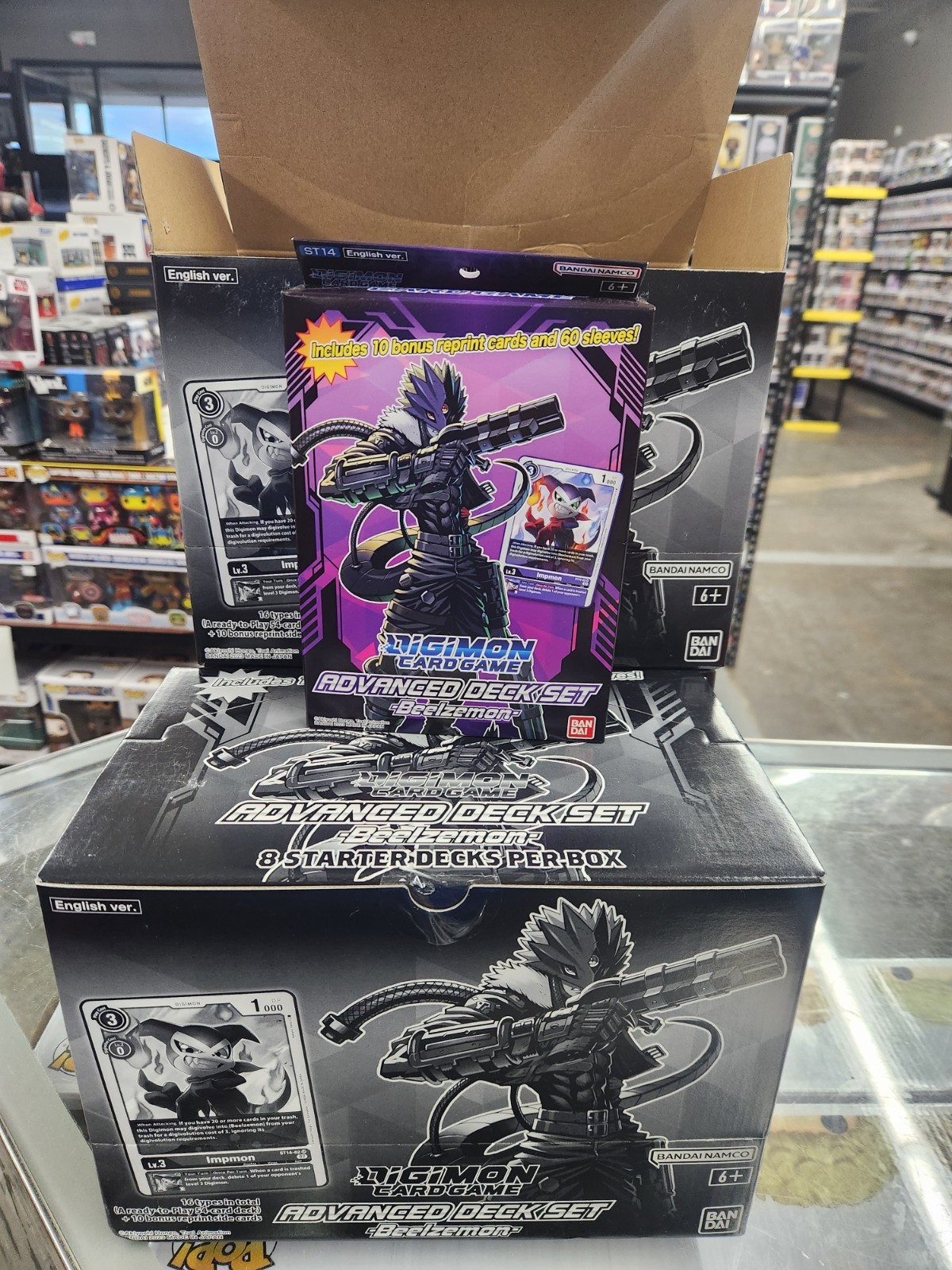DIGIMON CCG ADVANCED DECK SET BEELZEMON SEALED NEW ST14 ENGLISH DIGIMON CCG ADVANCED DECK SET BEELZEMON SEALED NEW ST14 ENGLISH