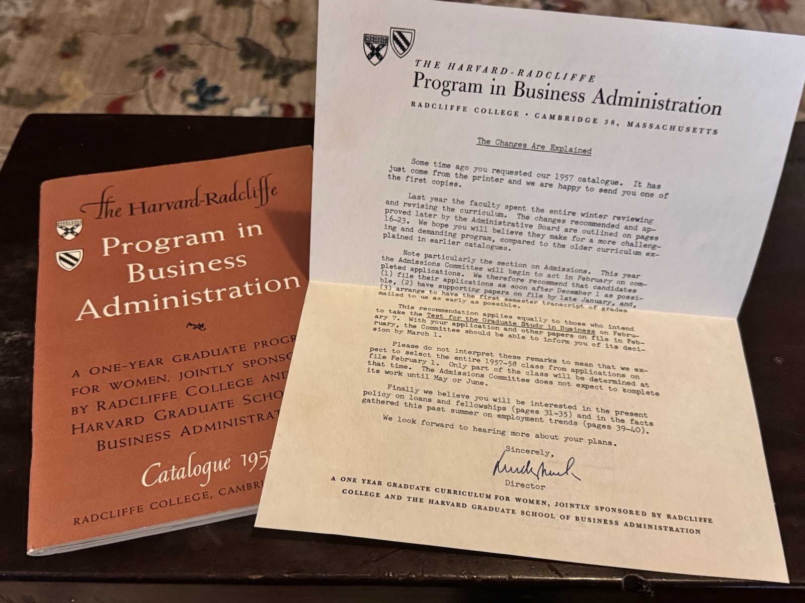 Harvard and Radcliffe Catalogue 1957 Program in Business Administration First C Harvard and Radcliffe Catalogue 1957 Program in Business Administration First C