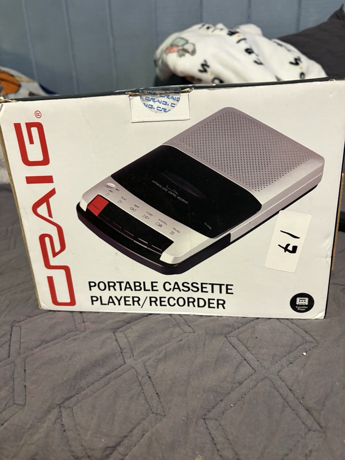 Craig CS2303 Portable Cassette Player Recorder