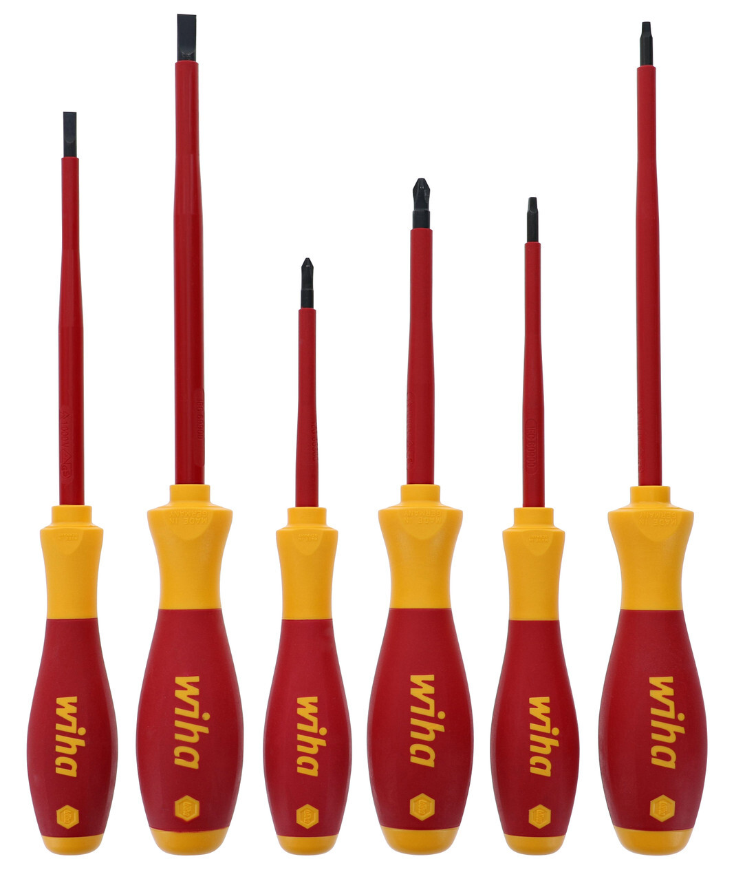 Wiha 32196 6 Piece Insulated SlimLine Screwdriver Set Wiha 32196 6 Piece Insulated SlimLine Screwdriver Set