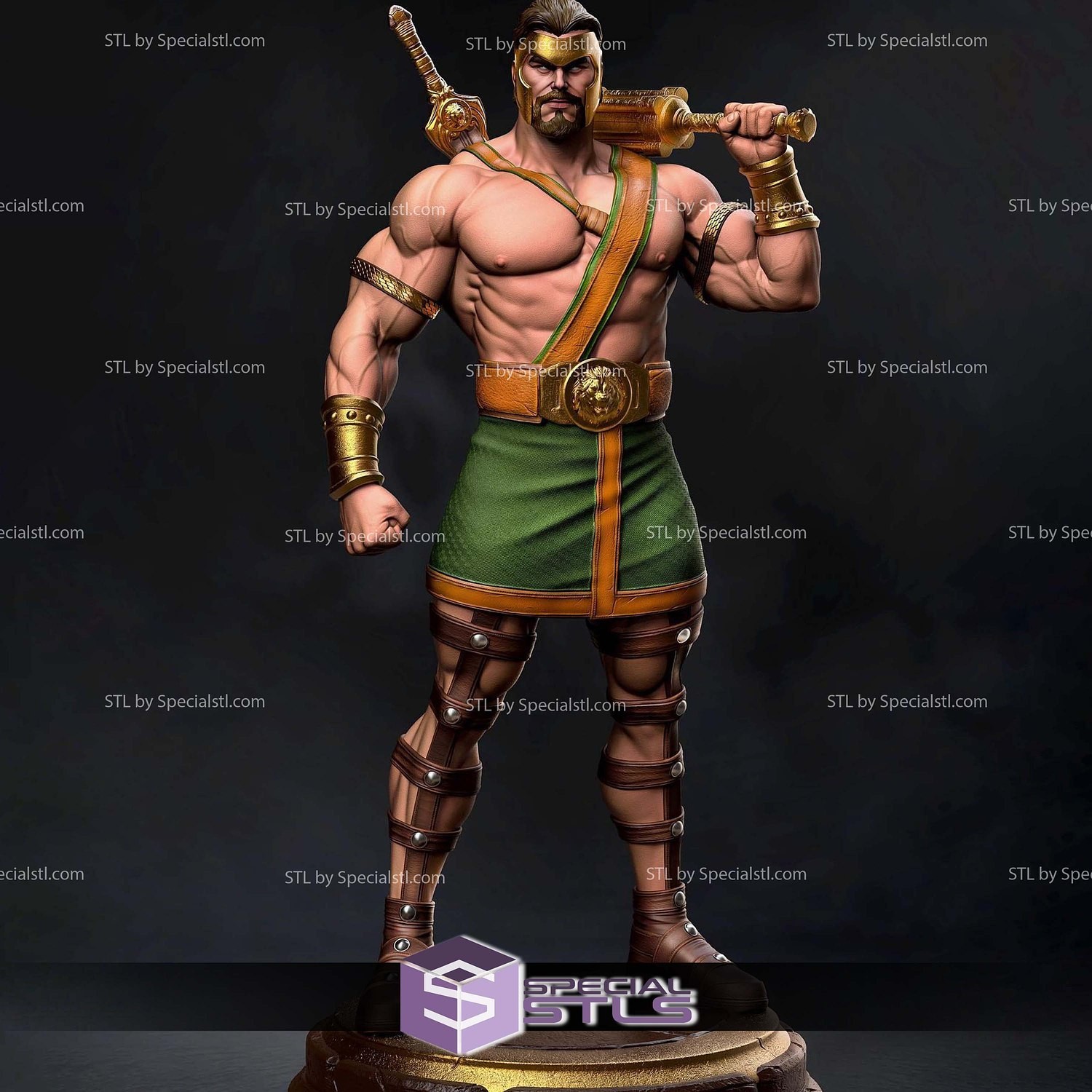 Hercules  Resin Sculpture Statue Model Kit  Unpainted/Unassmbled