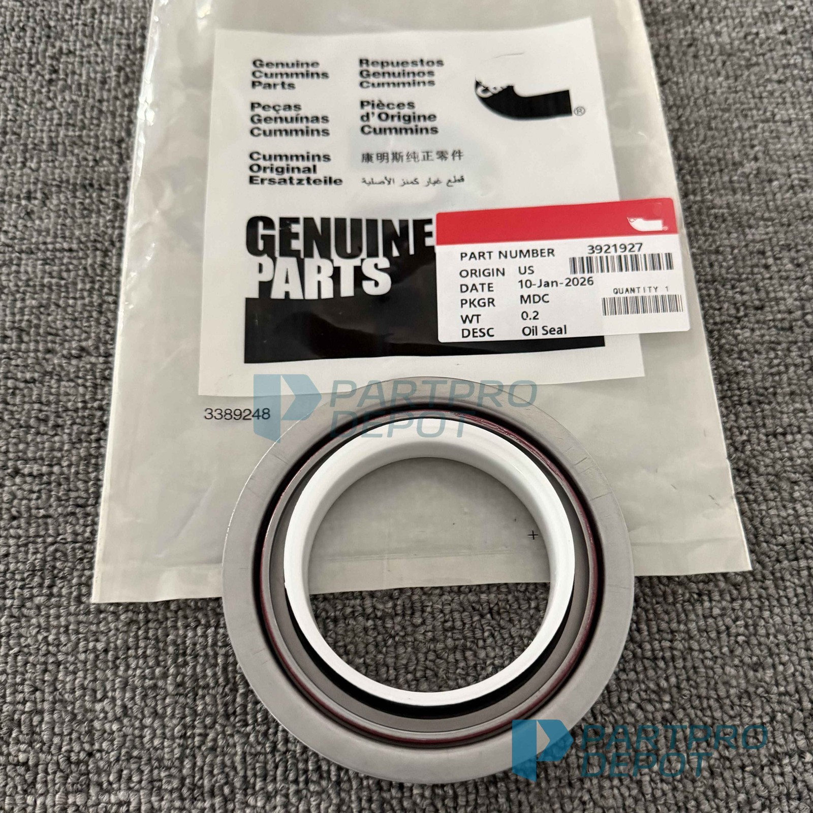 Front Crankshaft Oil Seal Fits For Cummins Engine ISC ISL 8.3C 6C 6CT 3921927