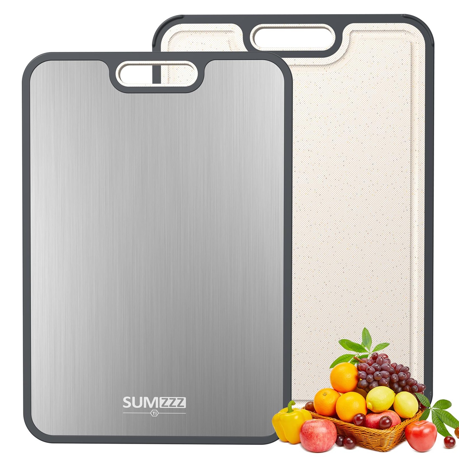 Titanium Cutting Board for Kitchen Pure Titanium PP Size 16 11