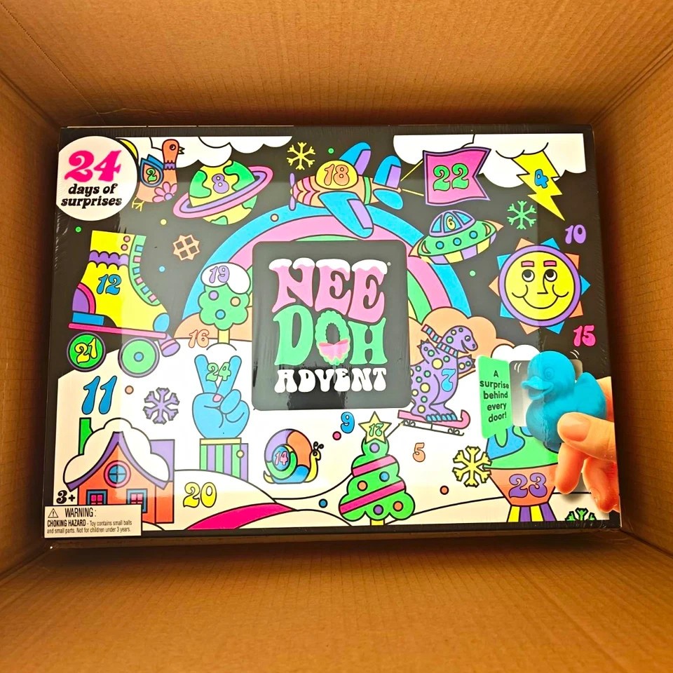 Advent Calendar NeeDoh 2026 Christmas NEW Gift for Children 24 Days of Surprises Advent Calendar NeeDoh 2026 Christmas NEW Gift for Children 24 Days of Surprises