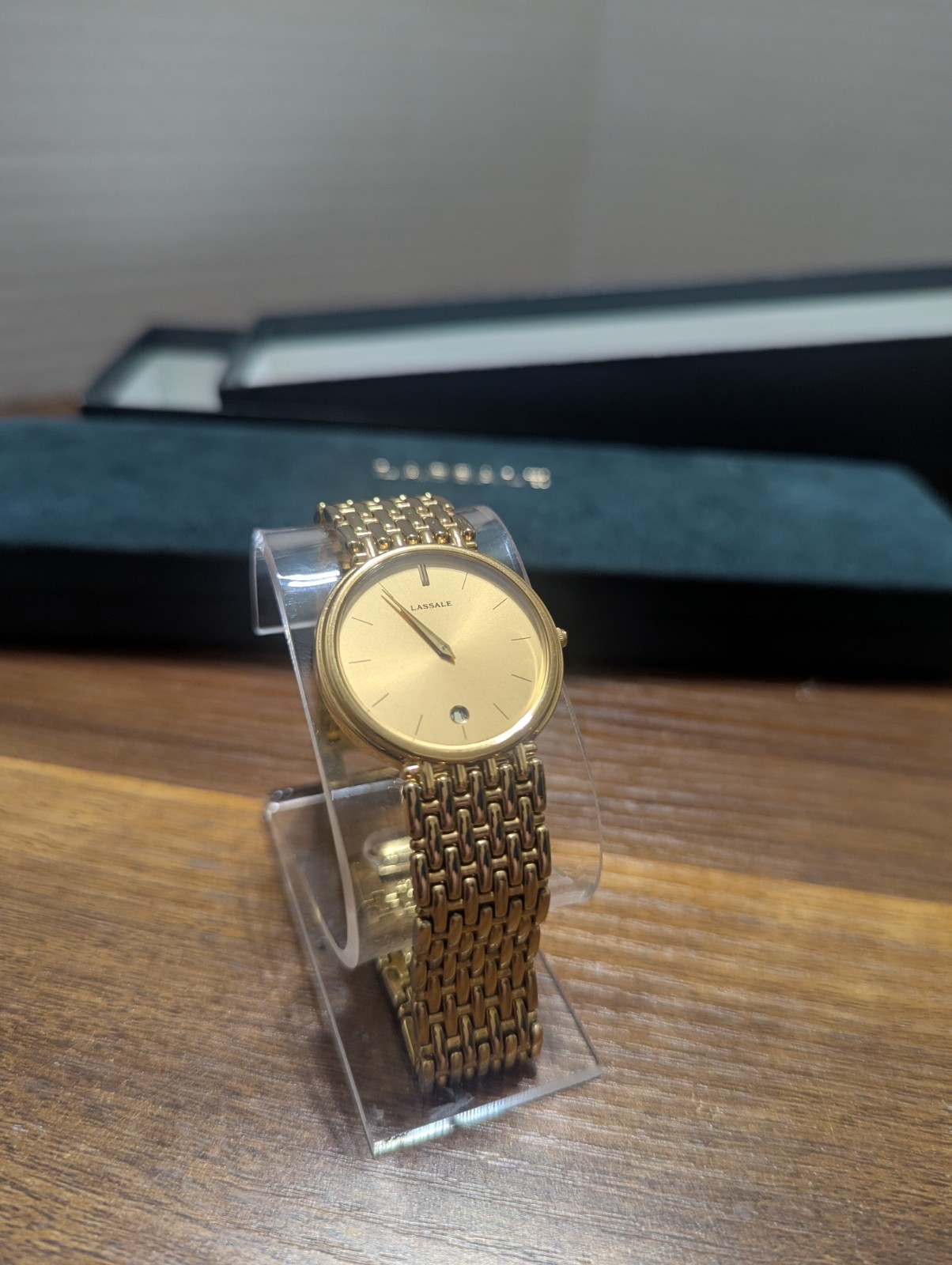 NIB Gent’s SEIKO LASALLE High End quartz vintage watch ~ Never Worn Works NIB Gent’s SEIKO LASALLE High End quartz vintage watch ~ Never Worn Works