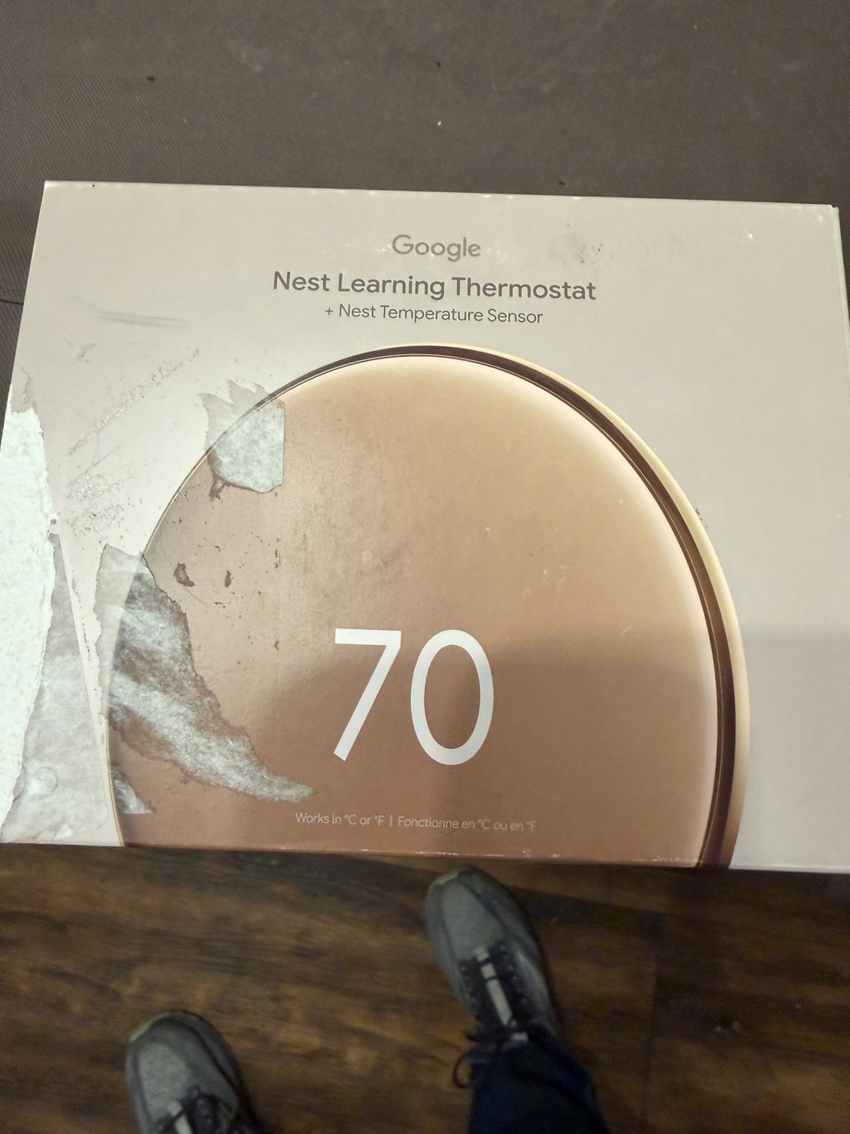 Google Nest Learning Thermostat 4th Gen + Sensor Smart WiFi Programmable Google Nest Learning Thermostat 4th Gen + Sensor Smart WiFi Programmable