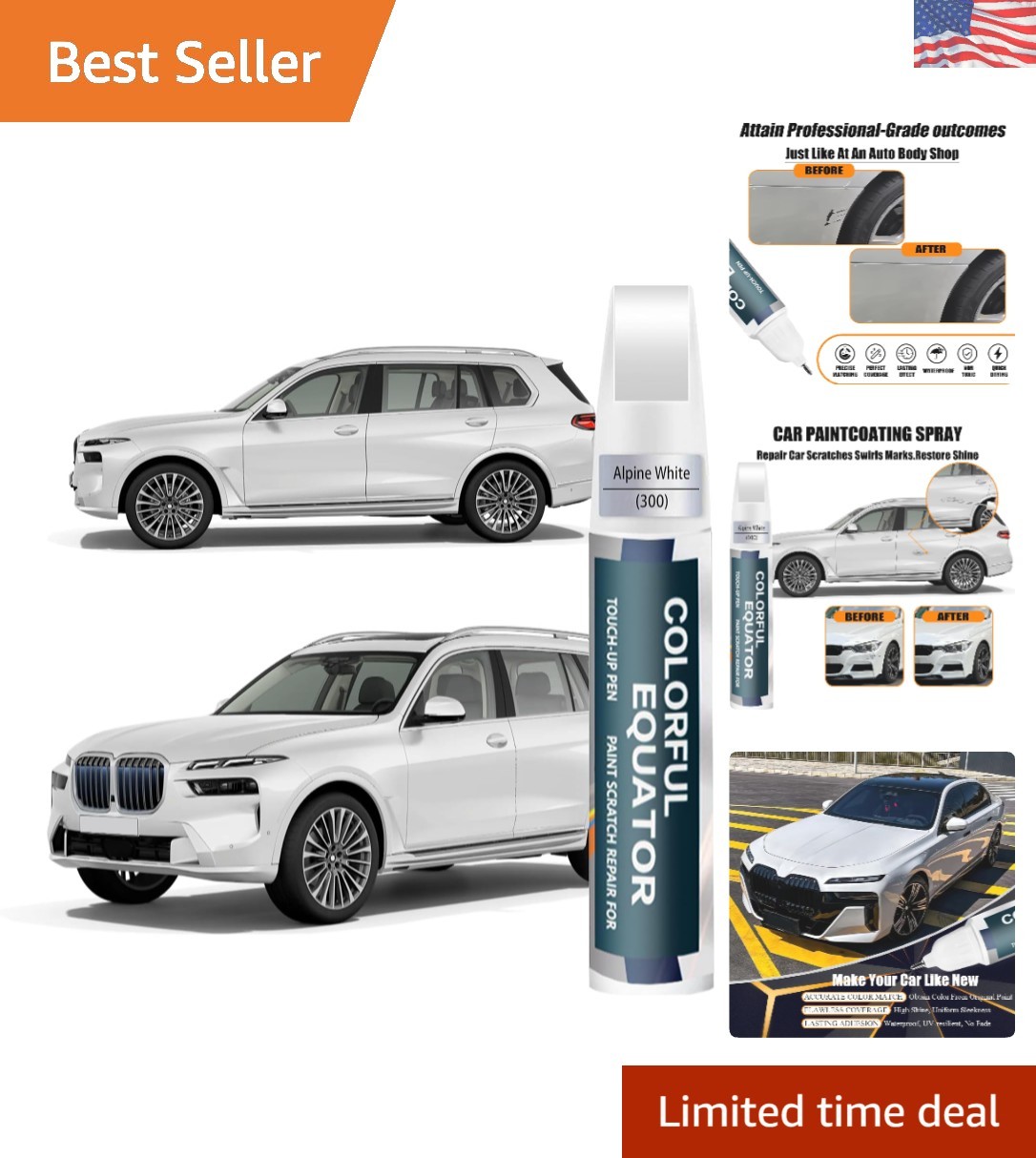 Alpine White(300) Touch Up Paint for BMW - Waterproof and Scratch Resistant