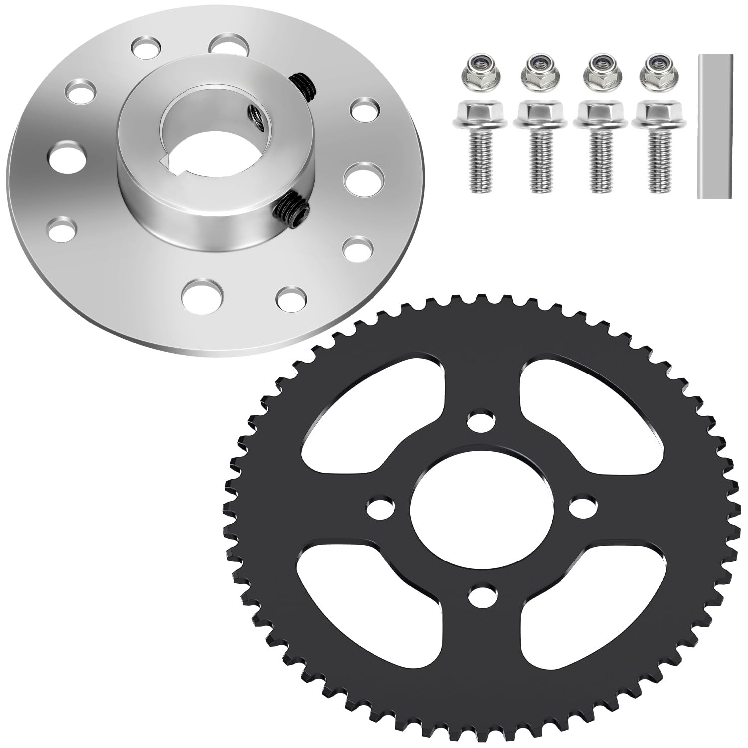 #35 Chain 60T Rear Sprocket Go Kart Sprocket Hub 1\