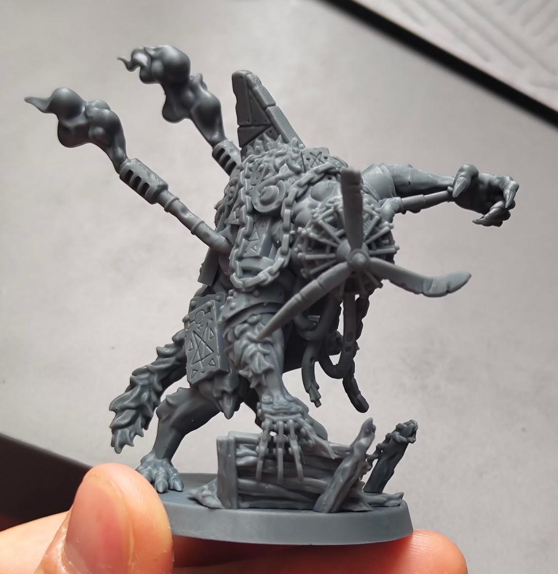 Comp W/ Trench Crusade - Propeller Wolf - War wolf proxy