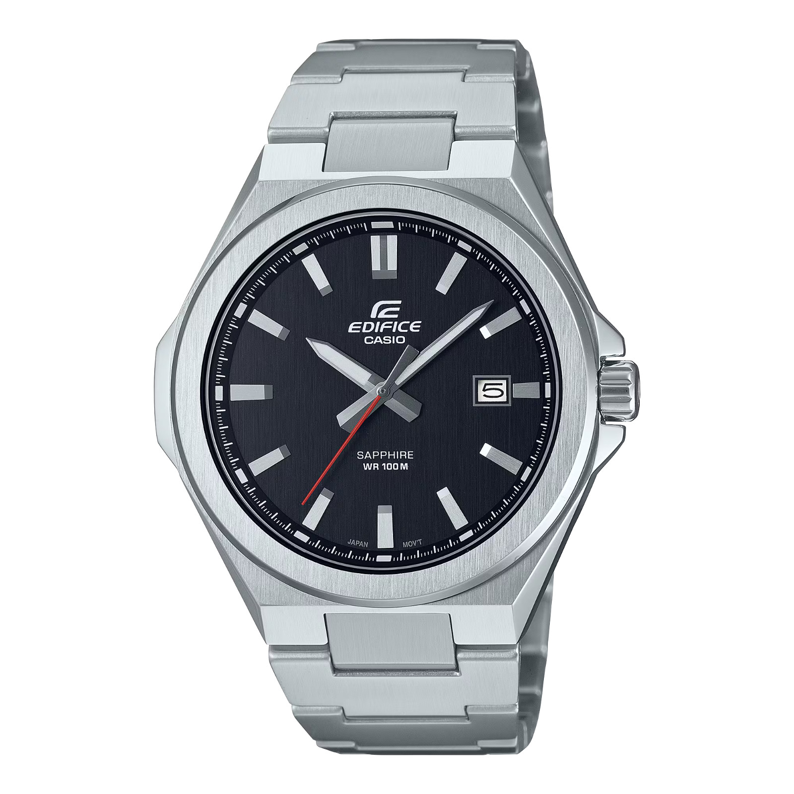 CASIO EDIFICE EFB-108D-1AV – BLACK DIAL – SAPPHIRE CRYSTAL – FULL KIT