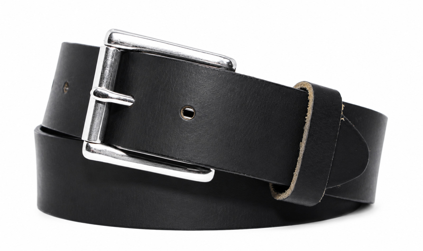 Men’s Leather Belt Full Grain Buffalo Leather Handmade USA Amish 1.5
