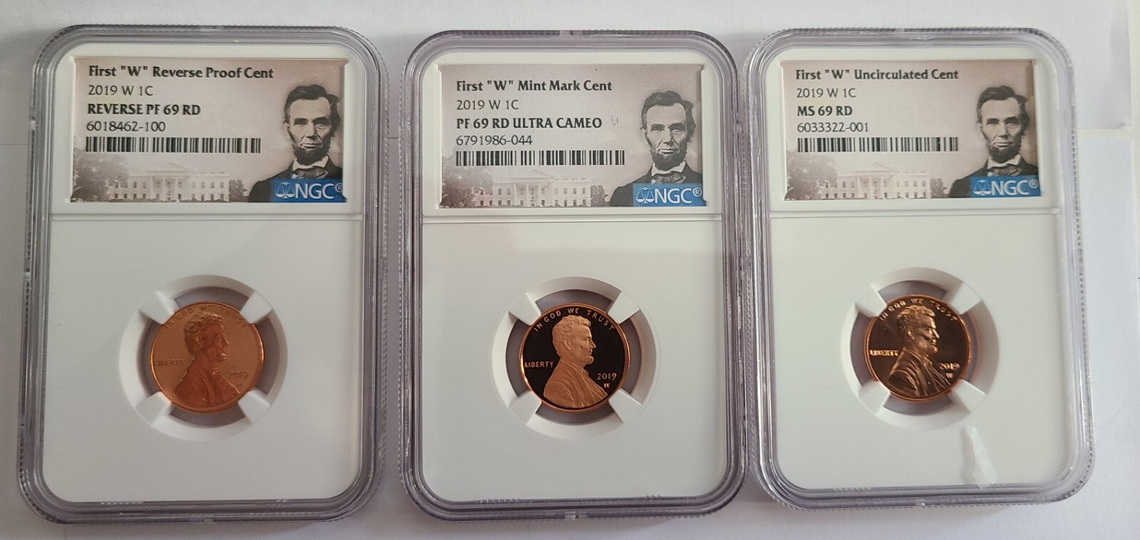 2019-W COMPLETE WEST POINT LINCOLN CENT NGC PF69, RPF69, MS69 3- coin set 2019-W COMPLETE WEST POINT LINCOLN CENT NGC PF69, RPF69, MS69 3- coin set
