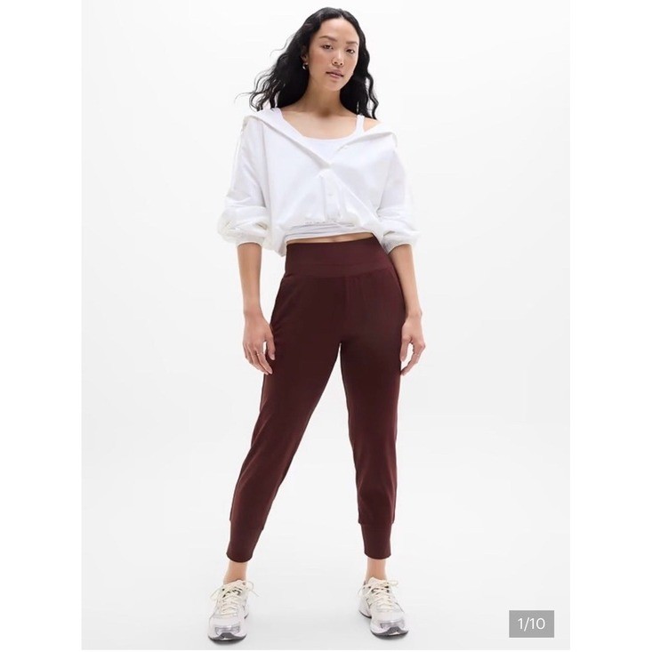 Athleta Venice Joggers XL Garnet Stretch High-Rise Athleta Venice Joggers XL Garnet Stretch High-Rise