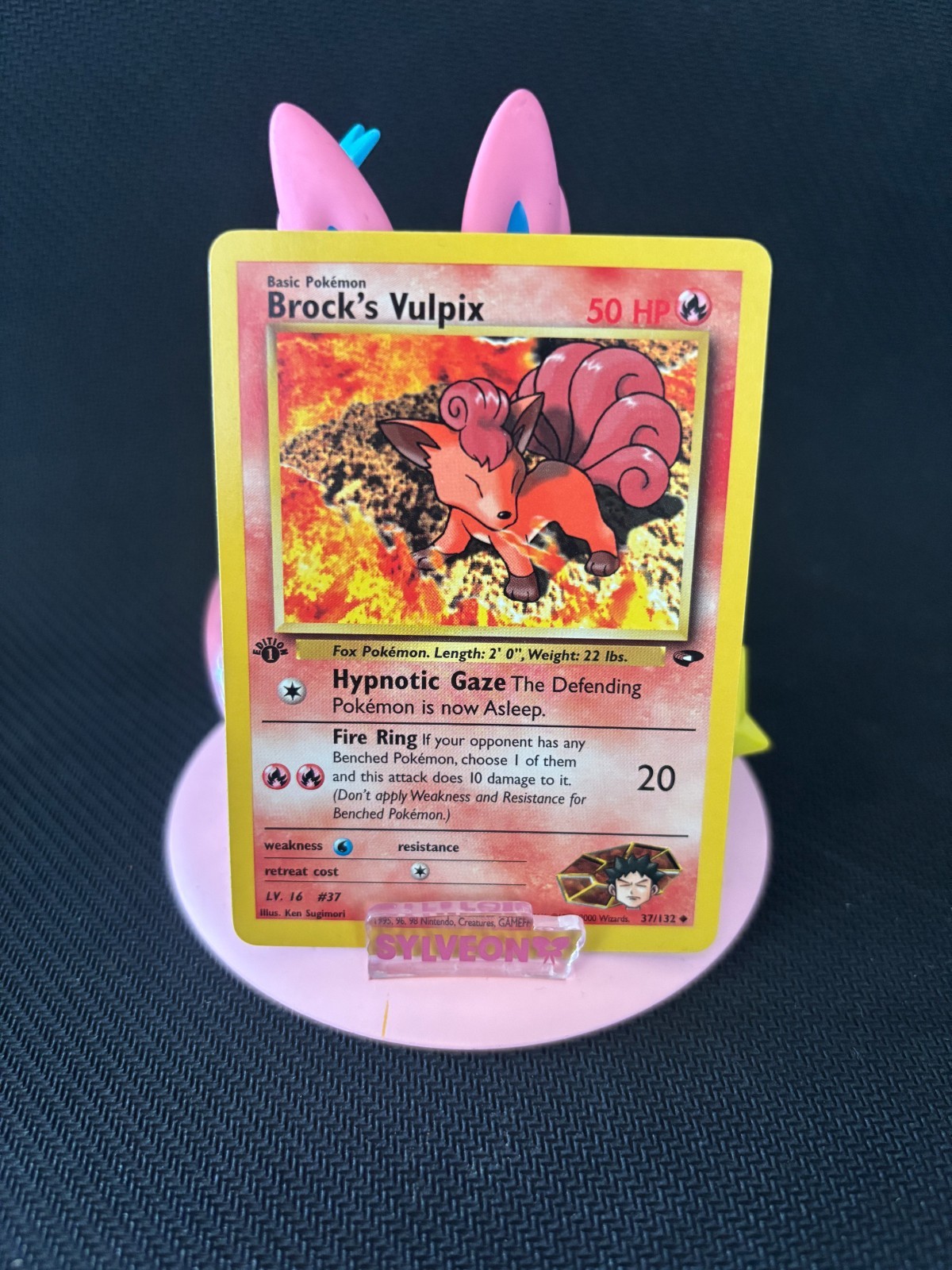 Brock\'s Vulpix 37/132 Gym Challenge 1st Edition NM/LP Brock\'s Vulpix 37/132 Gym Challenge 1st Edition NM/LP