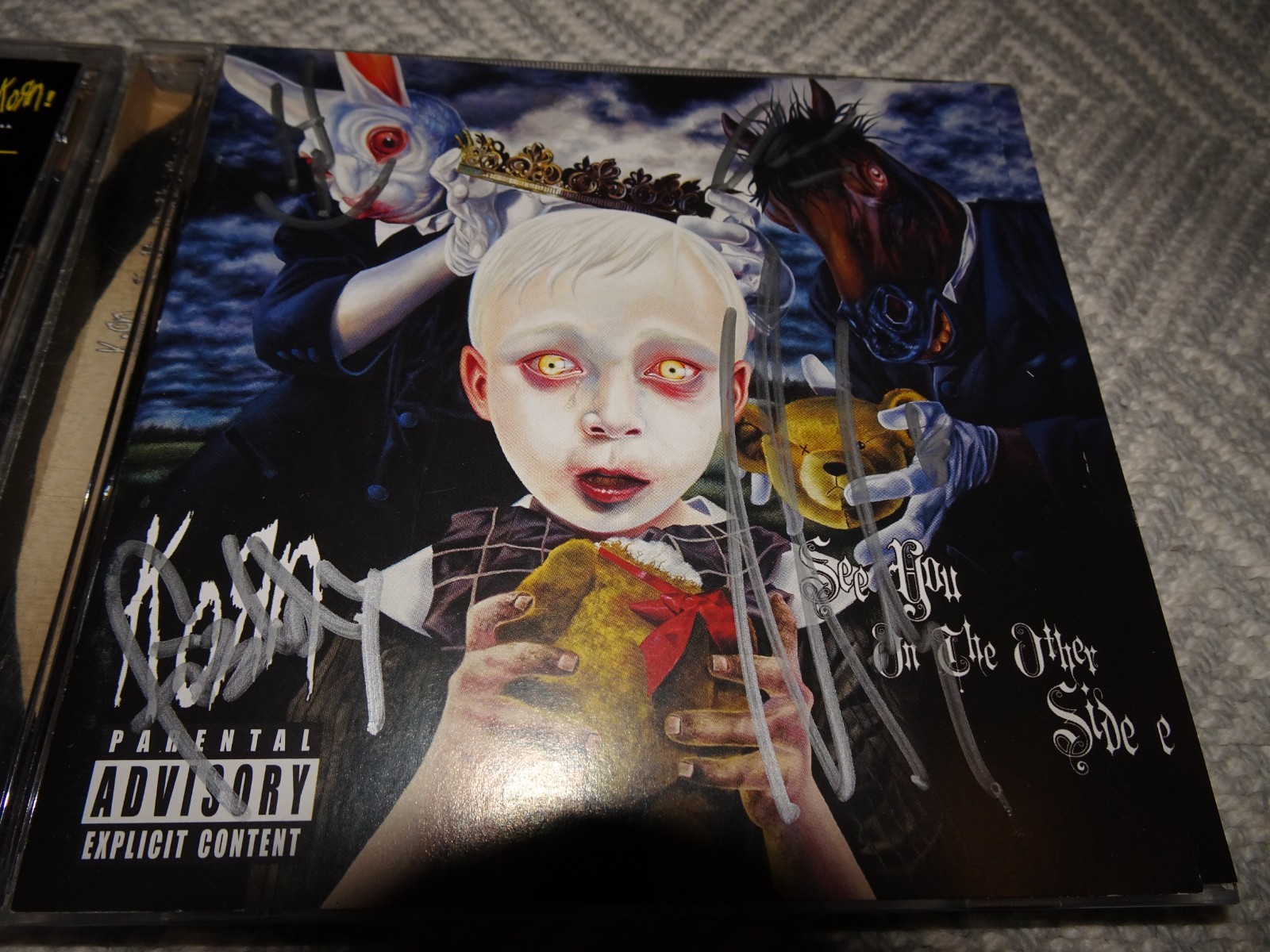 Korn see you on the other side cd signed Korn see you on the other side cd signed