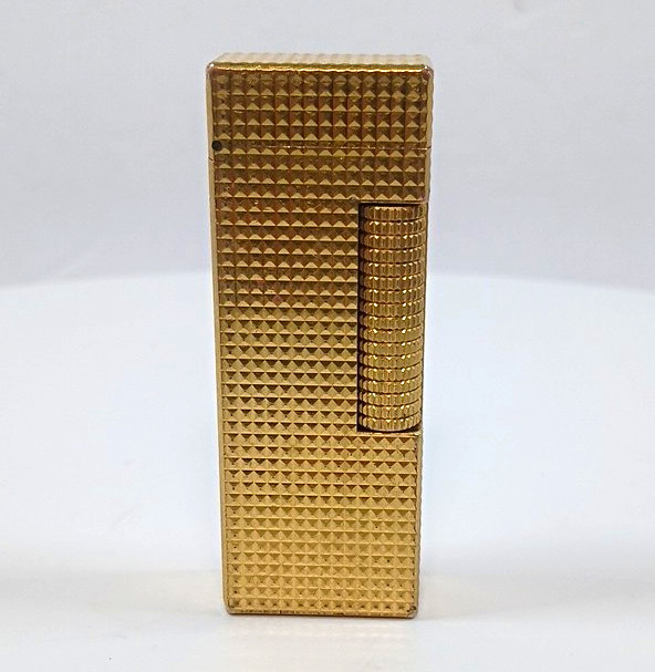 Vintage Dunhill Rollagas Gold Plated Barley Lighter RE24163 Made Switzerland Vintage Dunhill Rollagas Gold Plated Barley Lighter RE24163 Made Switzerland