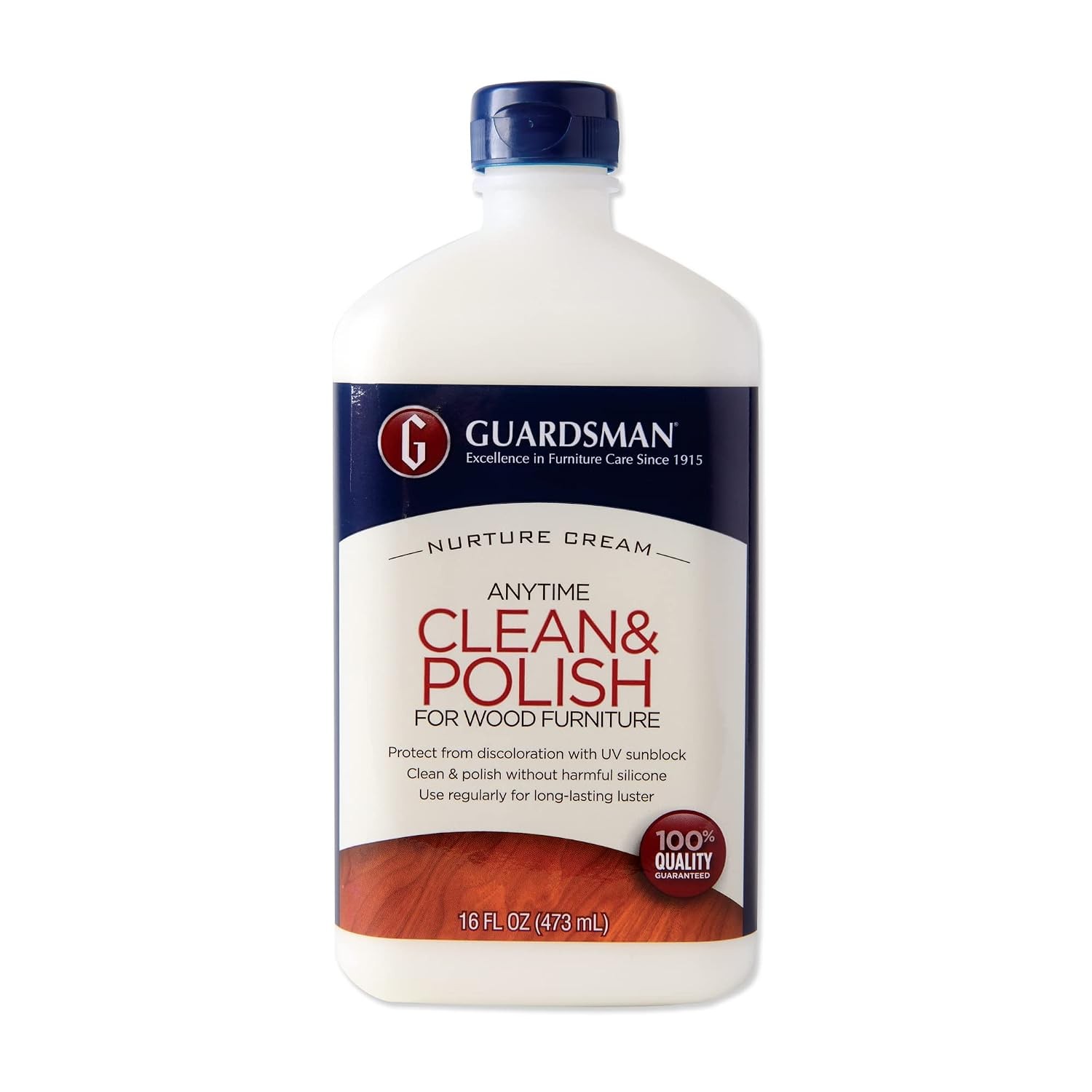 Guardsman Wood Furniture Cream Polish 16.9 oz Silicone Free Wood Furniture
