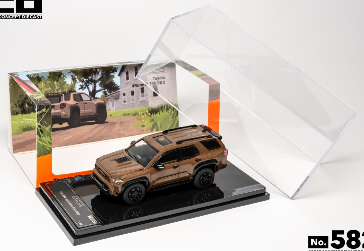 GCD Toyota 4Runner TRD PRO - Brown - LHD 1:64 Scale Diecast Car KS-126-582 GCD Toyota 4Runner TRD PRO - Brown - LHD 1:64 Scale Diecast Car KS-126-582