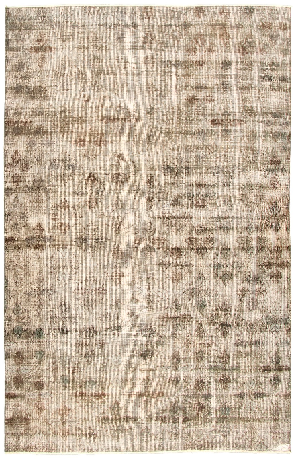 Traditional Vintage Hand-Knotted Area Rug 5\'1\