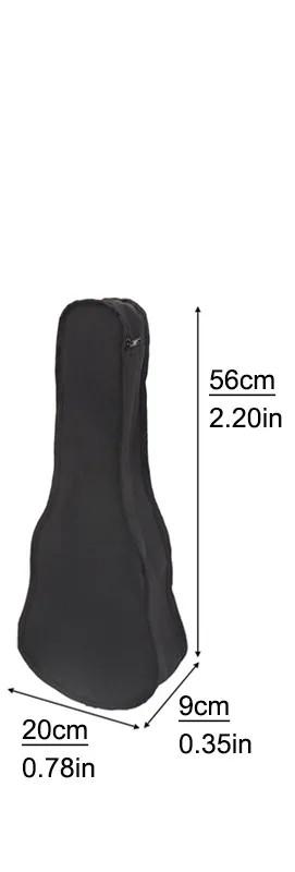 21 / 23 / 26 Inch Portable Ukulele Bag Black Soft Case Monolayer Bag Single Shou 21 / 23 / 26 Inch Portable Ukulele Bag Black Soft Case Monolayer Bag Single Shou