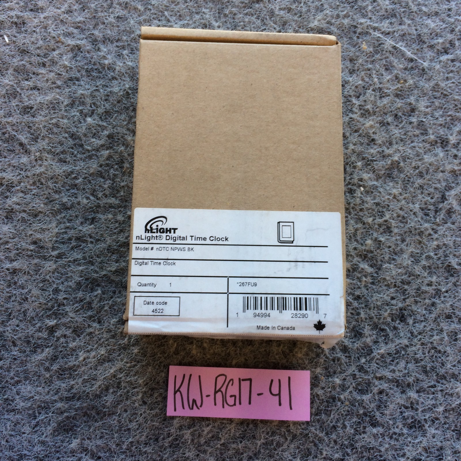  NEW Sealed BOX nLight Unitouch nPad Touch PACDI-UNITNDTCB-00 nDTC NPWS BK