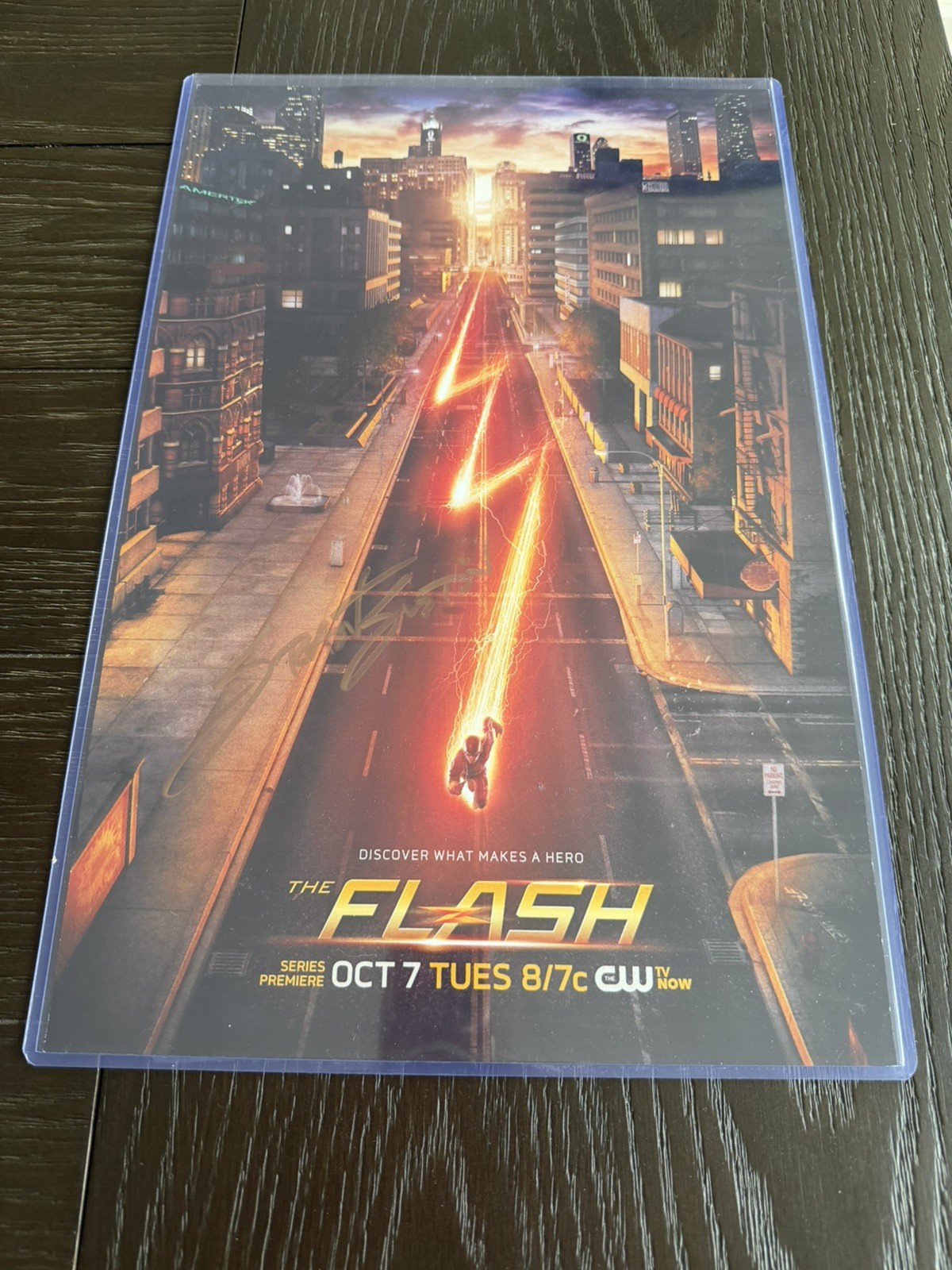 Grant Gustin The Flash 11x17 Signed Photo Poster Grant Gustin The Flash 11x17 Signed Photo Poster