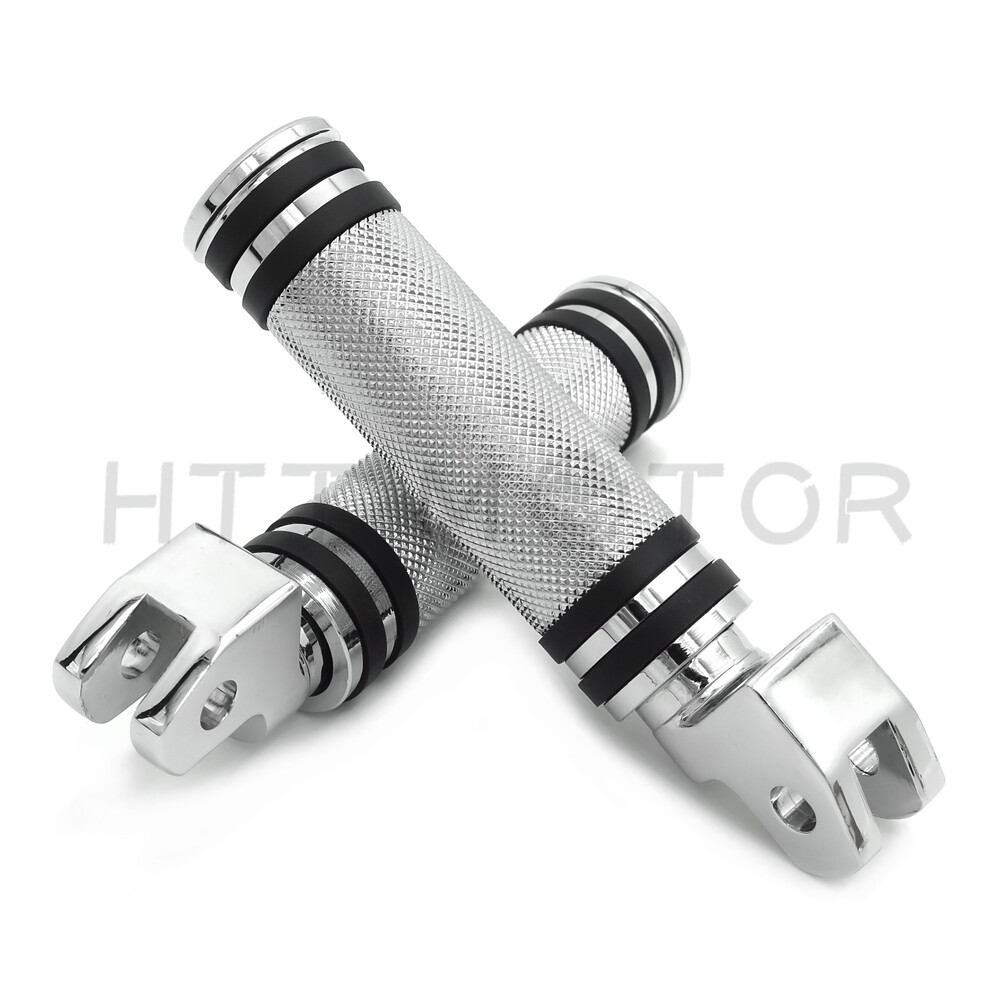 Diamond Chrome Footpegs Yamaha V-Star 1100 650 Custom Stryker V-Max Virago 