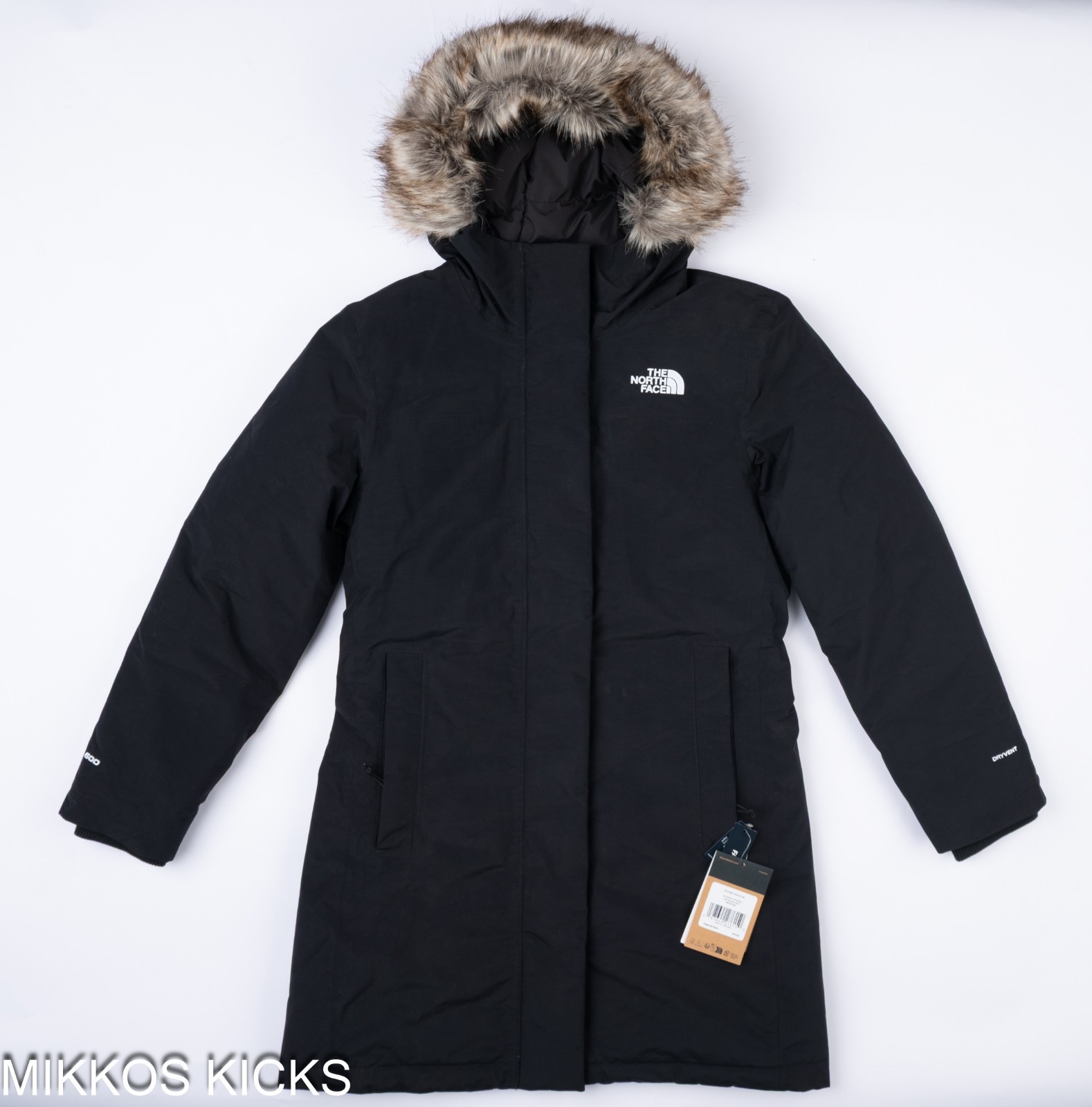 Womens The North Face Arctic Parka 600-Down Waterproof Warm Winter Jacket