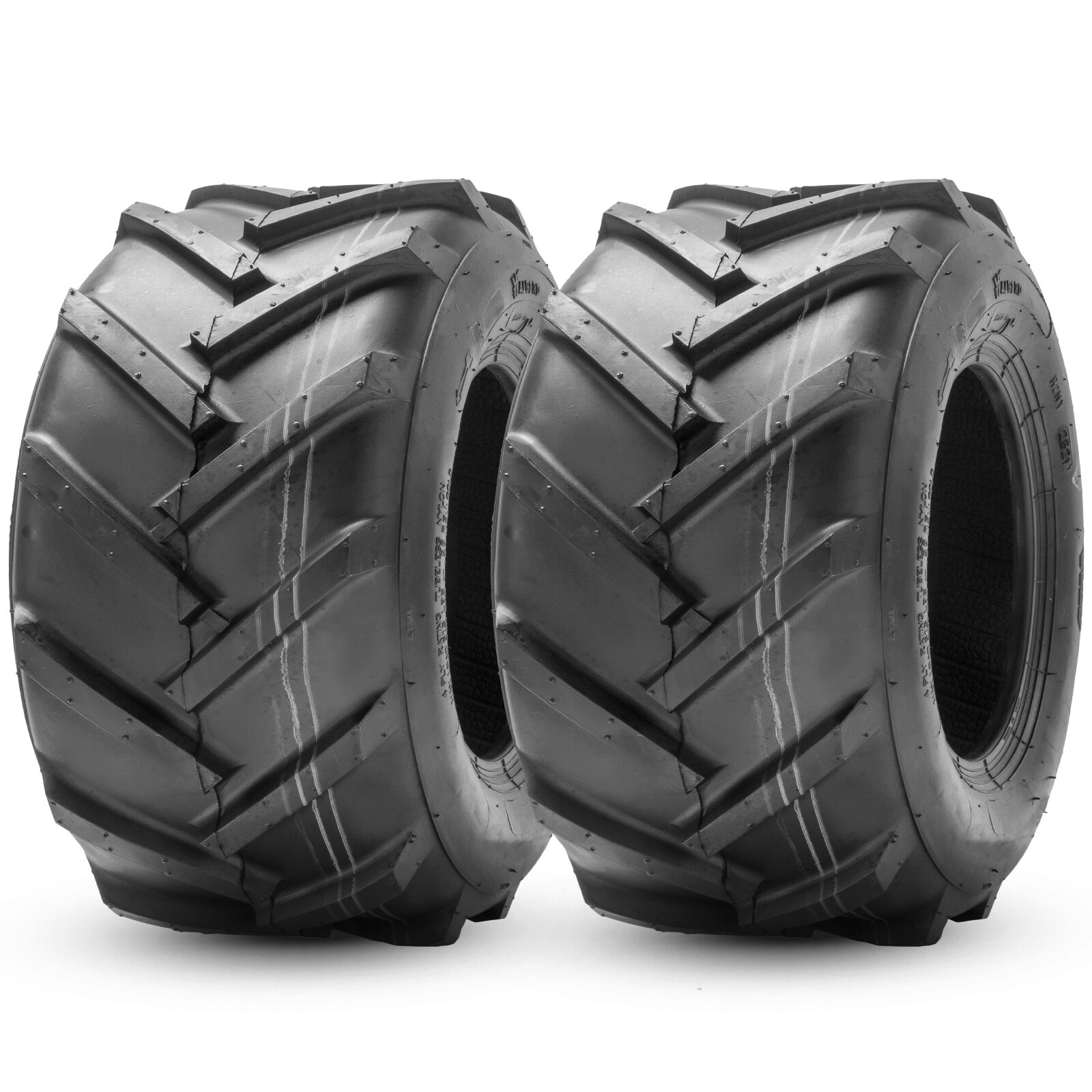 TWO 20x10.00-8 Lawn Mower Tires 20x10-8 4PR Tubeless 20X10X8 Replacement Garden