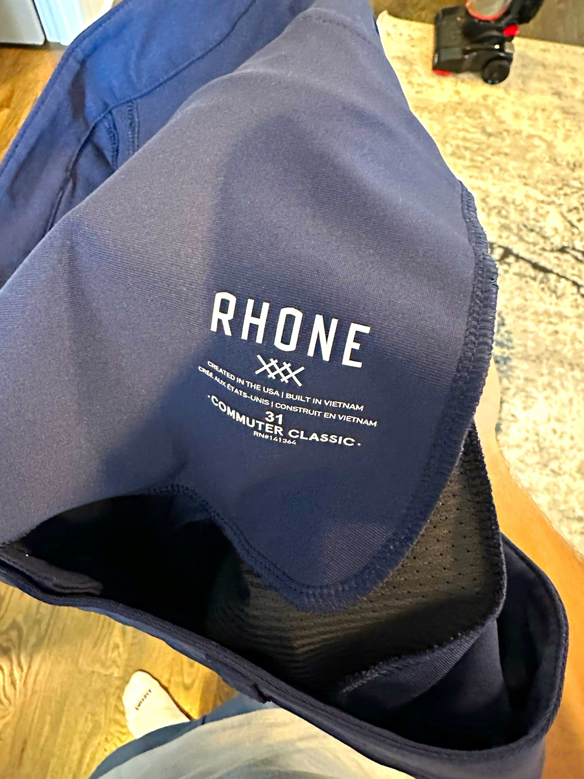 Rhone Men\'s Blue Dress Pants Regular Fit Size 31 Waist New Without Tags Rhone Men\'s Blue Dress Pants Regular Fit Size 31 Waist New Without Tags
