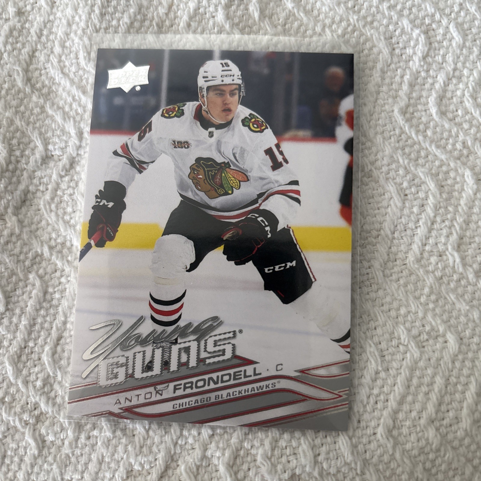 2026-27 Upper Deck Series 1 Anton Frondell #201 Young Guns RC YG Blackhawks 2026-27 Upper Deck Series 1 Anton Frondell #201 Young Guns RC YG Blackhawks