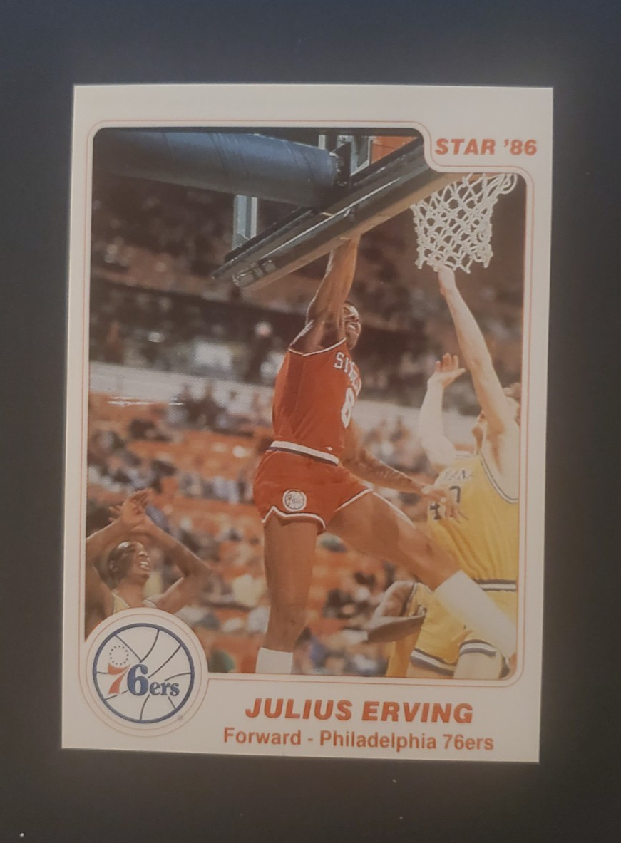 1985-86 Star Julius Erving #3 Philadelphia 76ers HOF 1985 1986 Clean & Centered 1985-86 Star Julius Erving #3 Philadelphia 76ers HOF 1985 1986 Clean & Centered