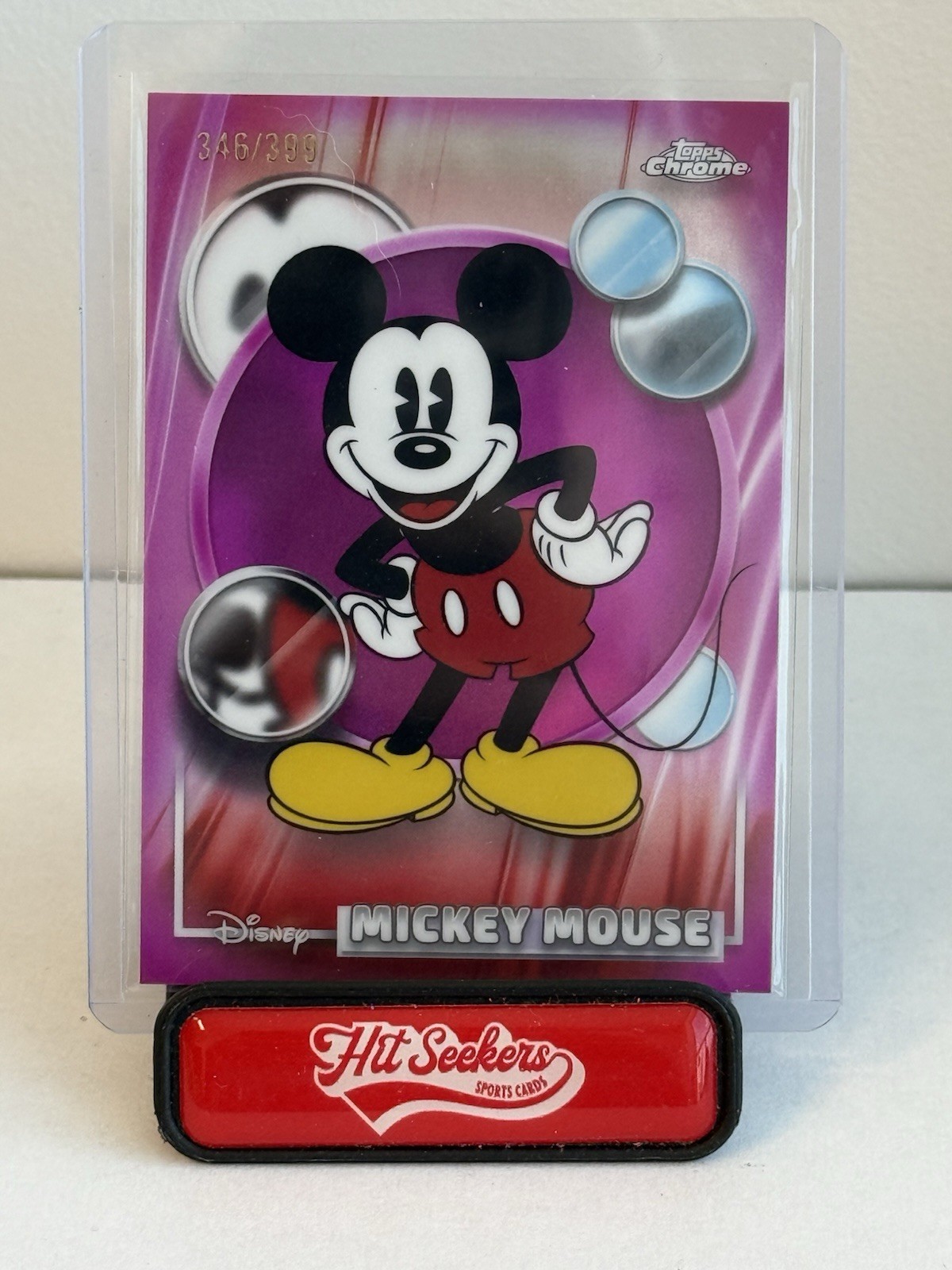 Mickey Mouse 2026 Topps Chrome Disney #50 Magenta Refractor /399 Mickey Mouse 2026 Topps Chrome Disney #50 Magenta Refractor /399