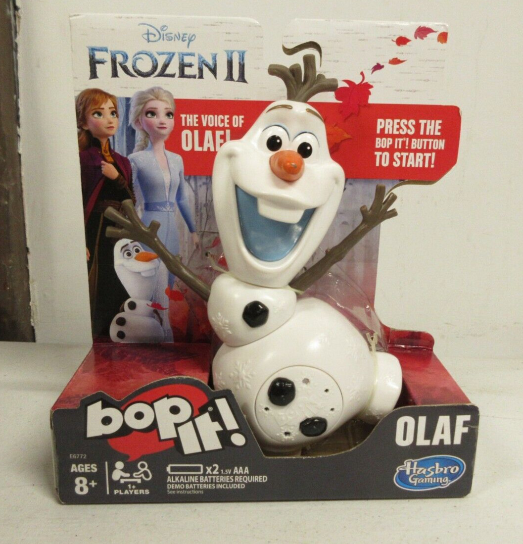 Disney Bop It Game Frozen Olaf Figure Version 2019 Hasbro Bop it B9S4 Disney Bop It Game Frozen Olaf Figure Version 2019 Hasbro Bop it B9S4