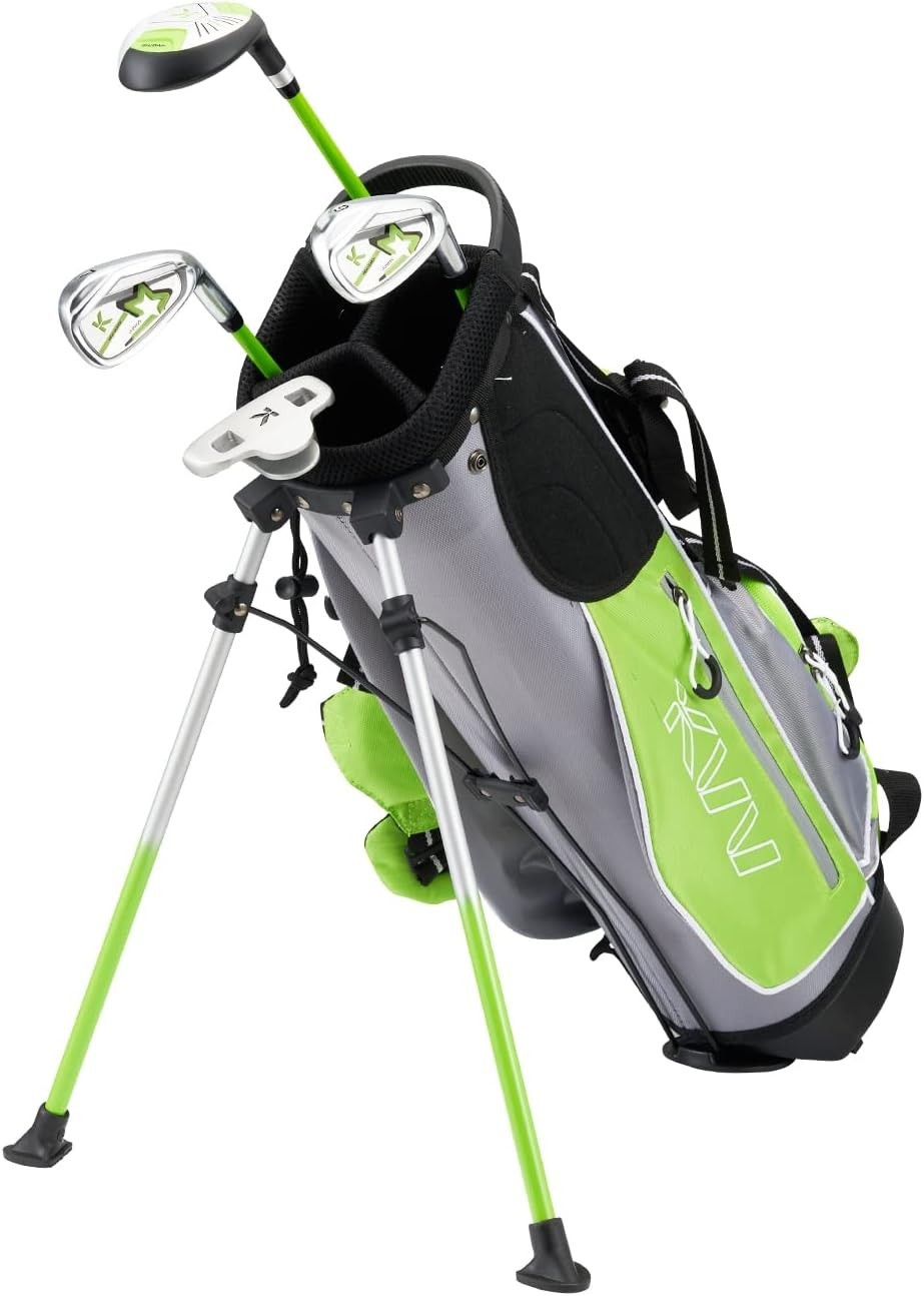 KVV Junior Complete Golf Club Set for Children Right Hand Age 5-7 UESD KVV Junior Complete Golf Club Set for Children Right Hand Age 5-7 UESD